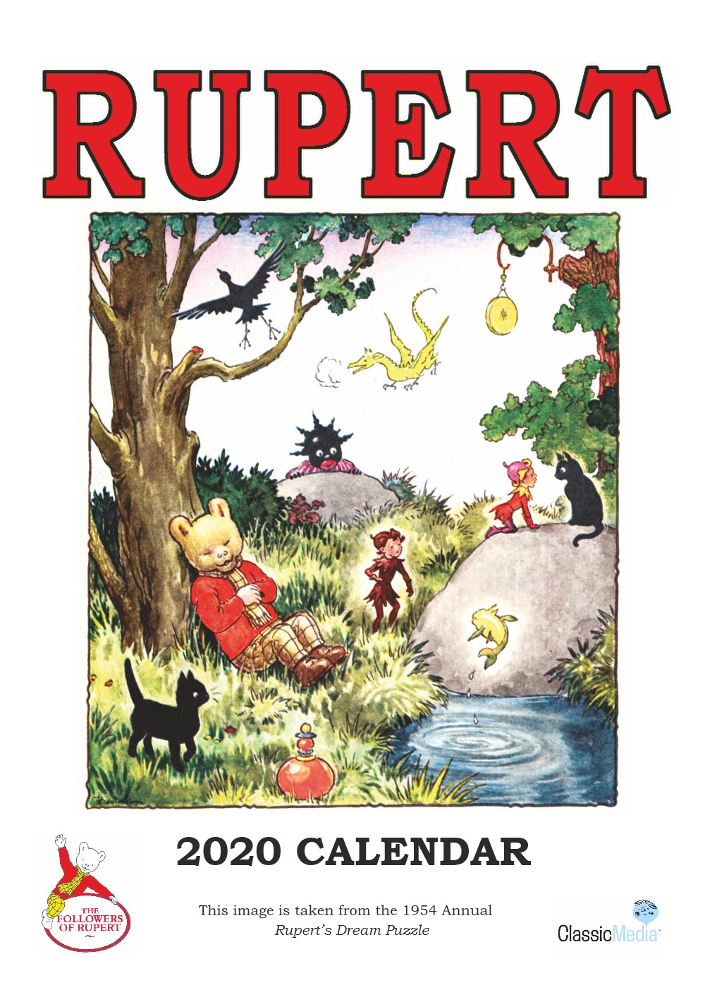 Rupert Bear Wall Calendar 2025 